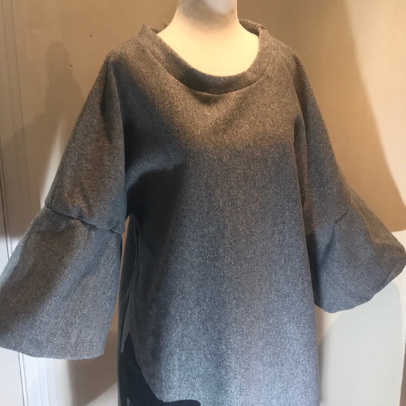 “ORDERPLUS” Bell Sleeved Cat Dress . - Picture 8 of 11